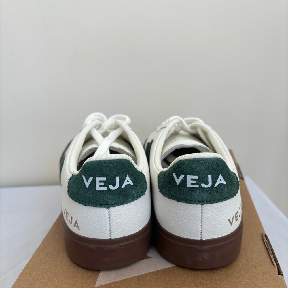 Veja Campo Leather Cyprus Bark Womens Size 7 Eu38 sneakers NWB - Picture 4 of 8